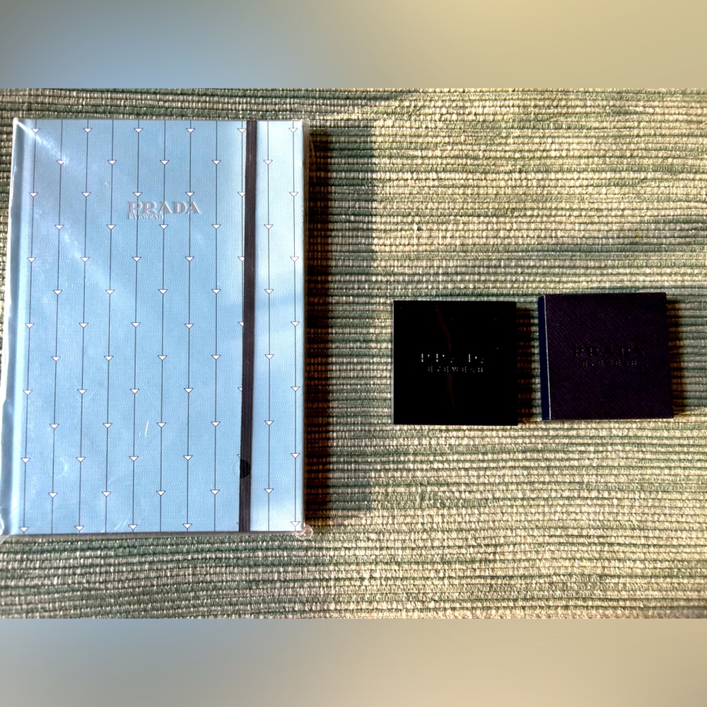 Prada Eyewear brand journal and compact mirror NEW UNOPENED!